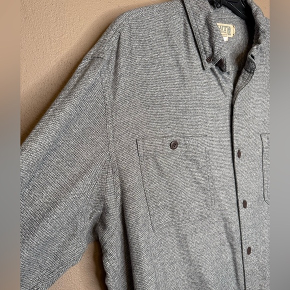 Duluth Trading Co. Kennesaw Relaxed Fit Long Sleeve Shirt in Gray Cotton XL Tall - Picture 6 of 12